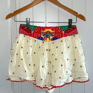 Embroidered shorts